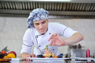 Image showing chef preparing food