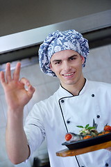 Image showing chef preparing food