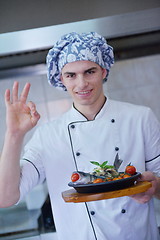 Image showing chef preparing food