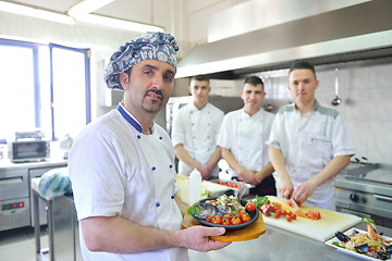 Image showing chef preparing food