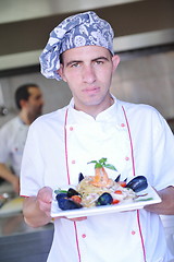 Image showing chef preparing food