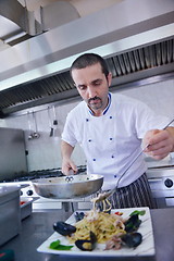 Image showing chef preparing food