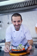 Image showing chef preparing food