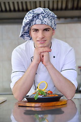 Image showing chef preparing food