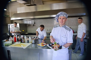 Image showing chef preparing food