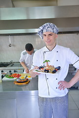 Image showing chef preparing food