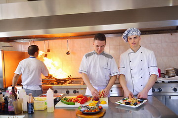 Image showing chef preparing food