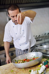 Image showing chef preparing food