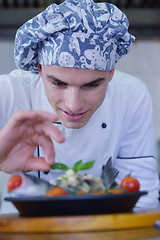 Image showing chef preparing food