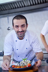 Image showing chef preparing food