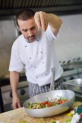 Image showing chef preparing food