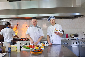 Image showing chef preparing food