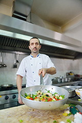 Image showing chef preparing food