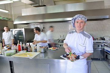 Image showing chef preparing food