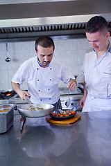 Image showing chef preparing food