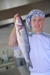 Image showing chef preparing food