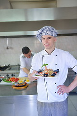 Image showing chef preparing food