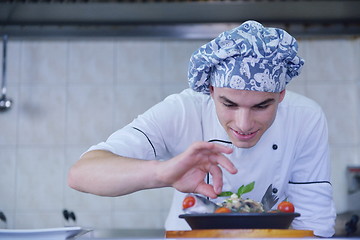 Image showing chef preparing food