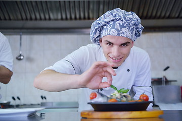 Image showing chef preparing food