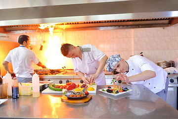 Image showing chef preparing food