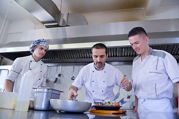 Image showing chef preparing food