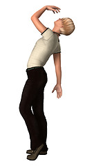 Image showing Dancing Teenager Boy