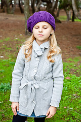 Image showing  little girl in the park