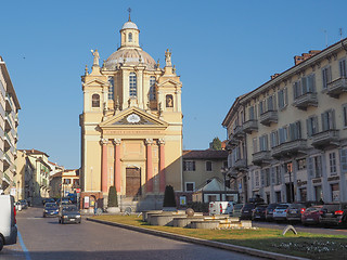 Image showing Church of San Bernardino meaning St Bernardine in Chieri