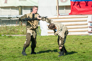 Image showing Demonstration performances of special troops