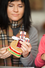 Image showing Making Ukrainian national doll (motanka)