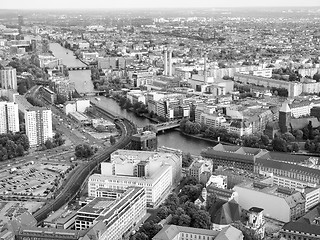 Image showing  Berlin aerial view 