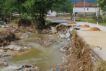 Image showing River after flooding