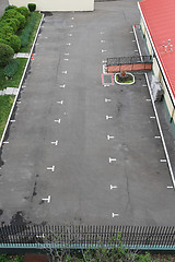 Image showing Empty parking lot