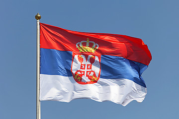 Image showing Serbia flag