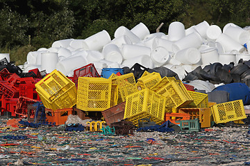 Image showing Recycling plastic