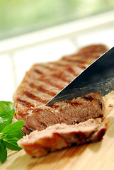 Image showing Grilled steak