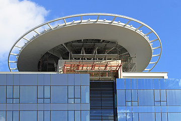 Image showing Helipad construction