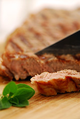 Image showing Grilled steak