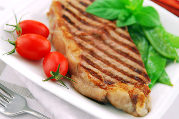 Image showing Grilled steak