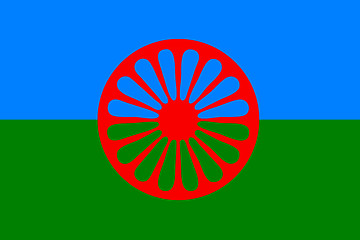 Image showing Roma flag