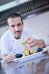 Image showing chef preparing food