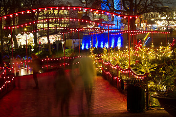 Image showing Christmas at the Tivoli in Copenhagen
