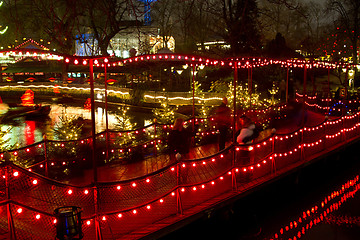 Image showing Christmas at the Tivoli in Copenhagen