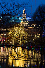 Image showing Christmas at the Tivoli in Copenhagen