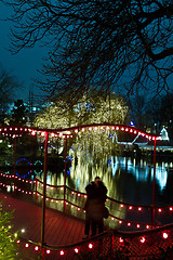 Image showing Christmas at the Tivoli in Copenhagen