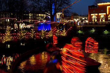 Image showing Christmas at the Tivoli in Copenhagen