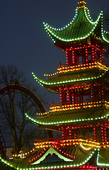 Image showing Christmas at the Tivoli in Copenhagen