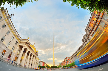 Image showing dublin Ireland center symbol - spire