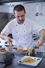 Image showing chef preparing food