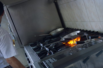 Image showing chef preparing food